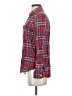 Forever 21 Plaid Red Long Sleeve Button-Down Shirt Size S - photo 5