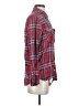 Forever 21 Plaid Red Long Sleeve Button-Down Shirt Size S - photo 4
