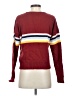 Sky and Sparrow Color Block Burgundy Pullover Sweater Size S - photo 2