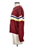 Sky and Sparrow Color Block Burgundy Pullover Sweater Size S - photo 5