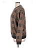Fusion Plaid Brown Pullover Sweater Size XL - photo 5
