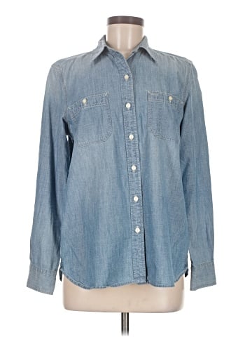 Lauren by Ralph Lauren Long Sleeve Button-Down Shirt (view 1)