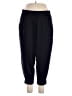 Nike 100% Polyester Solid Black Track Pants Size 1X - photo 1