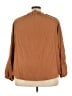 Torrid Brown Long Sleeve Blouse Size 3X Plus (3) - photo 2