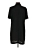Zara Solid Black Casual Dress Size S - photo 2