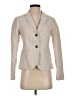 Gap 100% Cotton Stripes Ivory Blazer Size 0 - photo 1