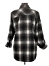 Mystree Plaid Gray Fleece Size M - photo 2