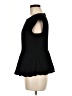 Elle Black Short Sleeve Top Size M - photo 5