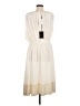 Agnona Solid Ivory Casual Dress Size EU 40 / US 10 - photo 2