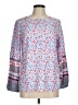 Talbots Outlet 100% Rayon Blue Long Sleeve Blouse Size Med Petite - photo 1