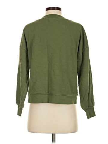 Madewell (Re)sourced Cotton V-Neck Sweatshirt (view 2)