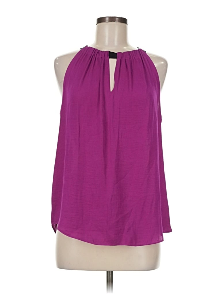 Pre-owned Jennifer Lopez Tank Top Purple Halter Neckline Tops