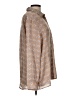 Kule 100% Silk Print Brown Long Sleeve Silk Top Size L - photo 4