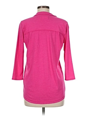 Abercrombie & Fitch 3/4 Sleeve Button-Down Shirt (view 2)