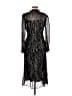 Coach 100% Polyester Metallic Black Cocktail Dress Size 6 - photo 2