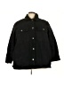 Old Navy 100% Cotton Solid Black Coat Size 3X - photo 1