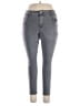 Maurices Solid Gray Jeans Size 16W SHORT - photo 1