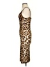 Shein Animal Print Brown Cocktail Dress Size S - photo 5