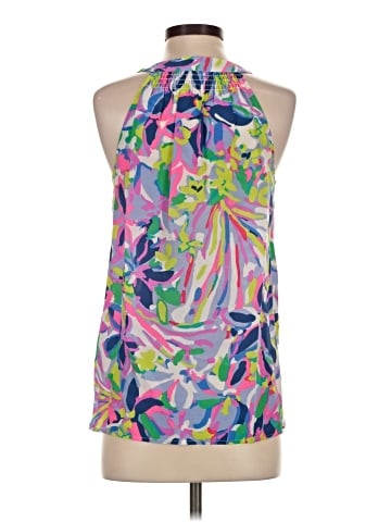 Lilly Pulitzer Sleeveless Silk Top (view 2)