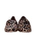 Calvin Klein 100% Leather Animal Print Brown Tan Flats Size 6 - photo 2