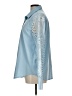 Shein Blue Long Sleeve Blouse Size L - photo 5
