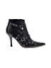 Mia 100% Leather Black Ankle Boots Size 8 - photo 1