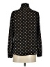 J.Crew 365 100% Polyester Polka Dots Black Long Sleeve Blouse Size 2 - photo 2