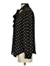 J.Crew 365 100% Polyester Polka Dots Black Long Sleeve Blouse Size 2 - photo 5