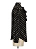 J.Crew 365 100% Polyester Polka Dots Black Long Sleeve Blouse Size 2 - photo 4