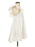Shein 100% Polyester White Casual Dress Size S - photo 4