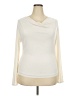 Bar III Ivory Long Sleeve Blouse Size XXL - photo 1