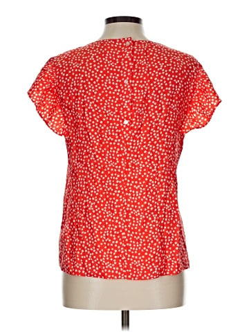 Rebecca Taylor Short Sleeve Silk Top (view 2)