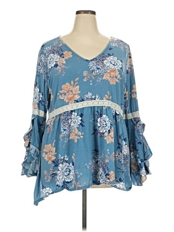 Hannah Long Sleeve Blouse (view 1)