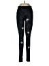 Noli Graphic Stripes Tropical Animal Print Black Leggings Size M - photo 1