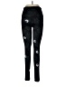 Noli Graphic Stripes Tropical Animal Print Black Leggings Size M - photo 2
