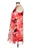 Calvin Klein 100% Polyester Print Orange Cocktail Dress Size 6 - photo 5