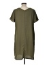 Apt. 9 100% Polyester Solid Green Casual Dress Size L - photo 2