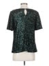 Hilary Radley Teal Short Sleeve Blouse Size S - photo 2