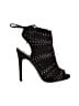 Just Fab Black Sandals Size 7 - photo 1