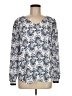 Ann Taylor LOFT 100% Polyester Ivory Long Sleeve Blouse Size M - photo 1