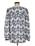 Ann Taylor LOFT 100% Polyester Ivory Long Sleeve Blouse Size M - photo 2