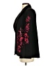 Ramy Brook 100% Polyester Floral Black Blazer Size 4 - photo 5