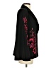 Ramy Brook 100% Polyester Floral Black Blazer Size 4 - photo 4
