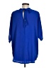 Shein Blue Short Sleeve Turtleneck Size 8 - 10 - photo 2