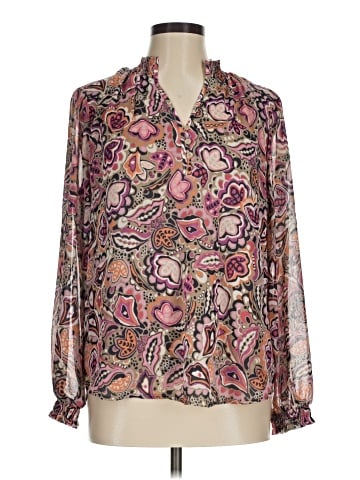 St. John's Bay Long Sleeve Blouse (view 1)