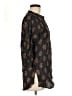 Sabhyata Black 3/4 Sleeve Button-Down Shirt Size M - photo 4