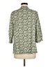 Timeson 100% Polyester Green 3/4 Sleeve Blouse Size M - photo 2