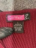 Say What? Burgundy Pullover Sweater Size L - photo 7