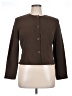 Charter Club 100% Silk Brown Jacket Size 14 Petite - photo 1