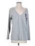 Shein 100% Cotton Gray Long Sleeve Top Size 2 - photo 1
